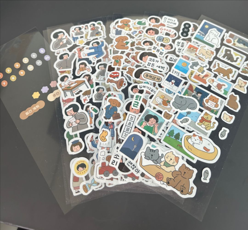 다꾸 스티커 일괄 처분 이미지