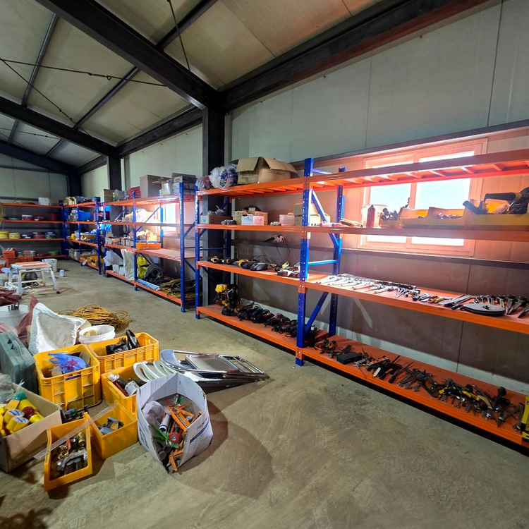 철제앵글 무볼트앵글 농림창고용 앵글 철제선반 중량랙 새제품 고릴라랙 이미지