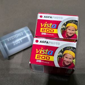 오래된 단종필름 아그파 비스타 200 비전3 200t 필름카메라 필름 후지 코닥 이미지