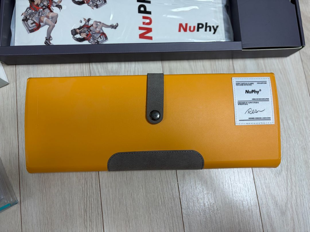 (풀박스) nuphy Air60 갈축 무선 기계식 키보드 + 케이스 + 추가키캡 이미지