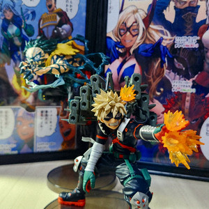 나의히어로아카데미아 오버레이 데쿠&바쿠고 피규어 세트 일괄 이미지