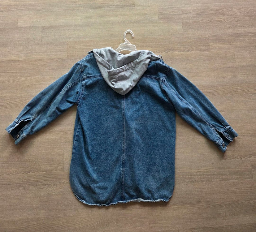 르샵. 청 데님 후드 자켓 이미지