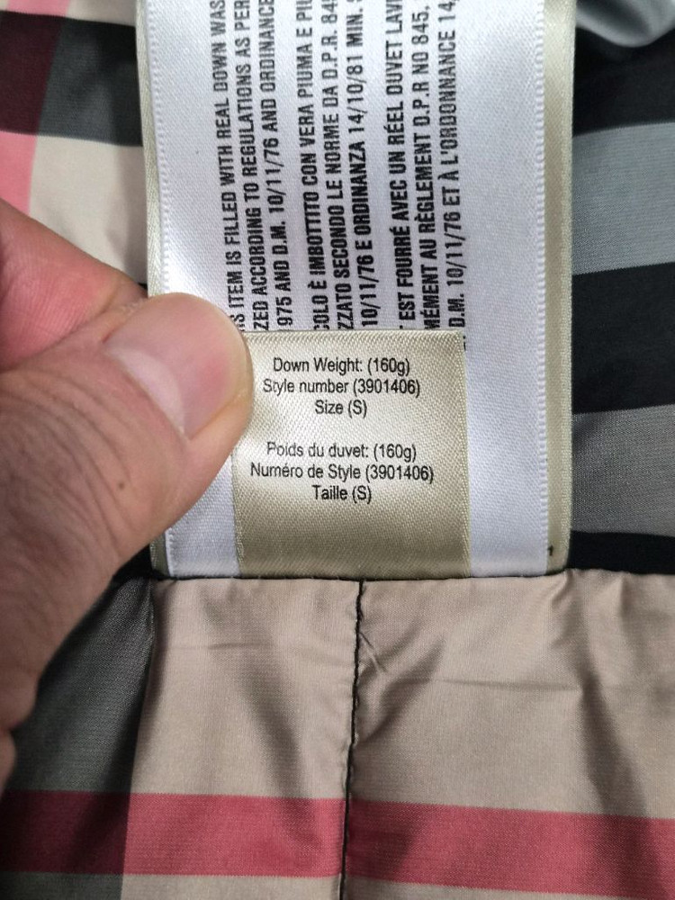 (정품) 버버리 브릿 롱패딩 S (애쉬윅 명품 여자 자켓 점퍼) 이미지