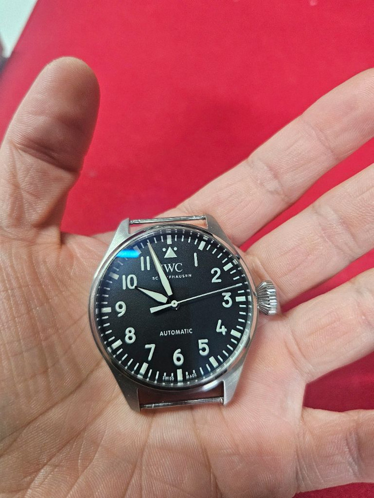iwc 빅파일럿 43 검판 스트랩풀셋 팝니다 이미지
