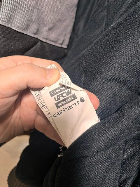 made in usa 칼하트 후드자켓 j140gvl xl helmet패치 이미지