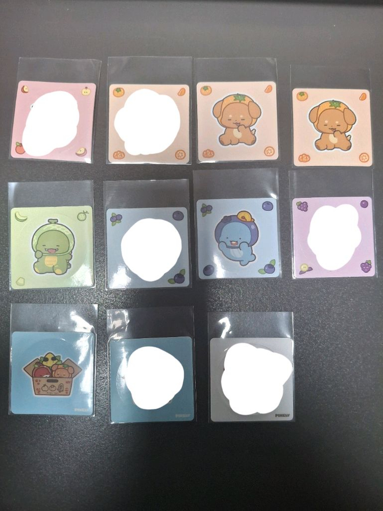 픽셀리 띠부씰, 스티커, 포카 판매 이미지