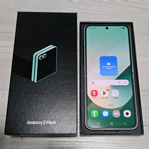 갤럭시 Z플립6 민트 256GB A급 싸게 팝니다. 이미지