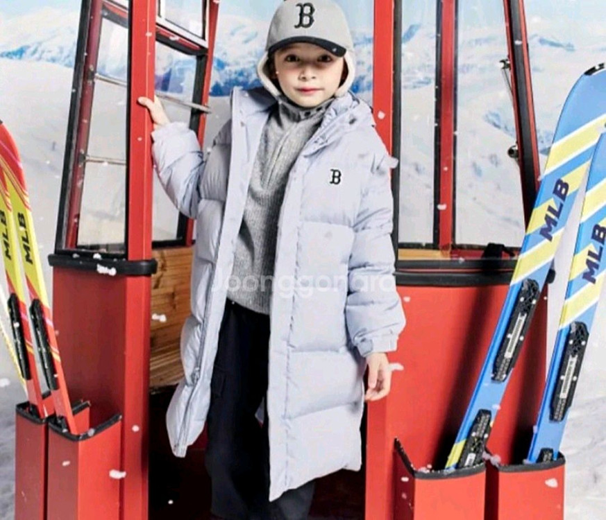 쿨거래시 11만9천택포! 당일발송! 새제품 MLB 키즈 구스 롱패딩 남아여아 공용 이미지