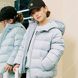 마지막 쿨거시 10만9천택포! 오늘발송! 미착용 택채새제품 MLB 키즈 구스 롱패딩 남아여아공용 MLB 키즈 덕다운 이미지