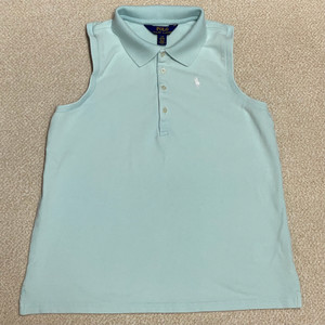 (정품) 폴로 신형 걸즈 민트 피케 나시 L 12-14세 이미지