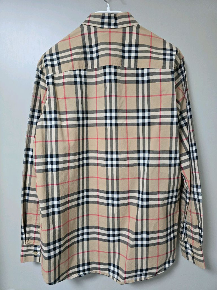 체크 코튼 셔츠 이미지