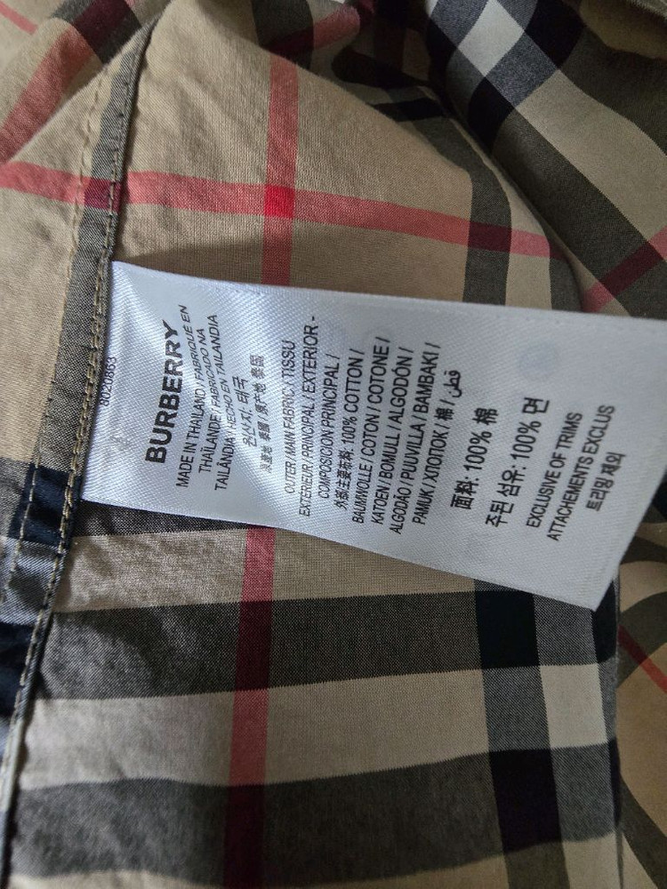 체크 코튼 셔츠 이미지