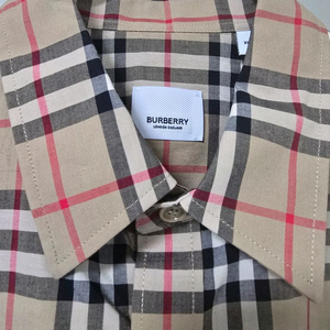 체크 포플린 셔츠 이미지