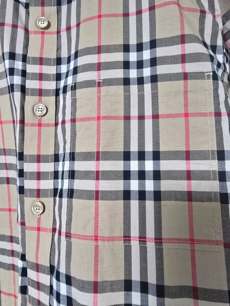 체크 포플린 셔츠 이미지