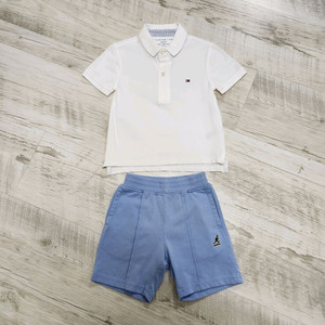 타미힐피거 카라티_2-3세&캉골키즈 로고레터링숏츠_100 이미지