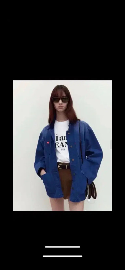 새상품 매니모어몽 mmm 워크 데님 자켓 이미지