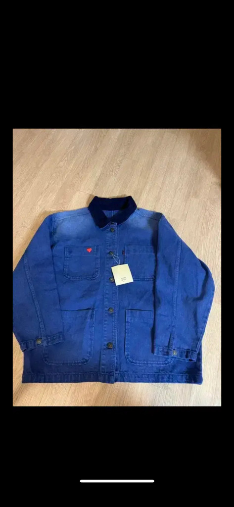 새상품 매니모어몽 mmm 워크 데님 자켓 이미지