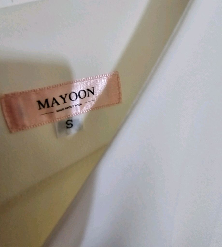 my Yoon. 화이트 플리츠 스타일 롱원피스 55-55반 이미지