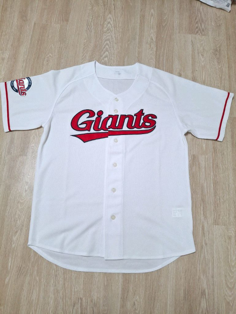 롯데자이언츠 노마킹 홈 화이트 105사이즈 유니폼 이미지