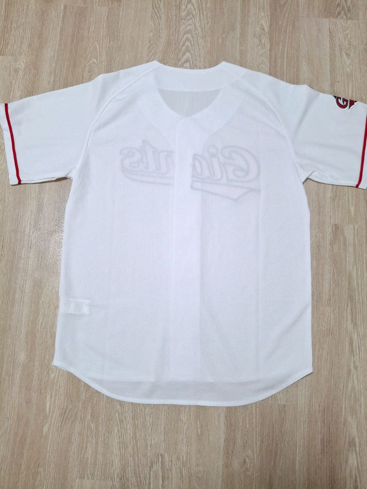 롯데자이언츠 노마킹 홈 화이트 105사이즈 유니폼 이미지