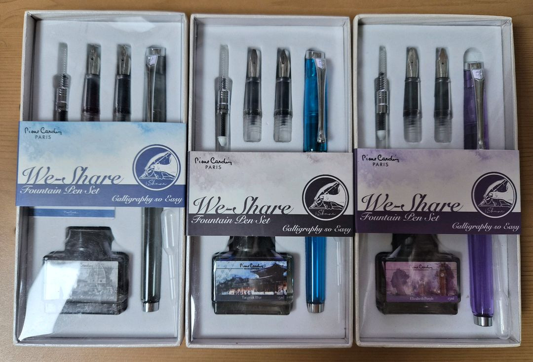 피에르가르뎅 위쉐어 만년필 3종 캘리그라피 만년필 이미지