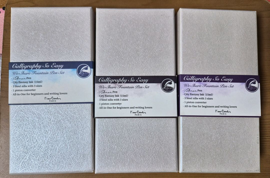 피에르가르뎅 위쉐어 만년필 3종 캘리그라피 만년필 이미지