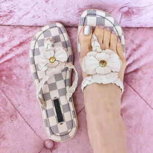 정품- 루이비통 다미에 슬리퍼 이미지