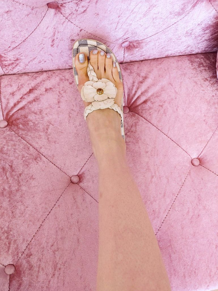 정품- 루이비통 다미에 슬리퍼 이미지