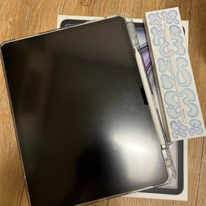 아이패드 에어 M2 128gb WiFi 13인치 (스페이스그레이) + 애플펜슬 프로 + 케이스/파우치 이미지