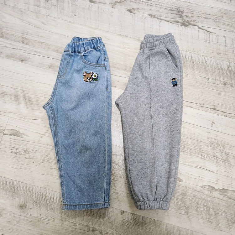 로토토베베 데님&스파오키즈 기모조거팬츠_110+바브키즈 오버롤9호 이미지