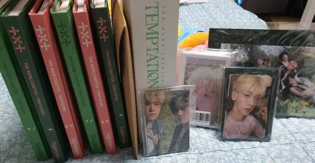 투바투 템테이션 앨범 풀세트 일괄 판매 (위버스특전, 포카 포함) 이미지