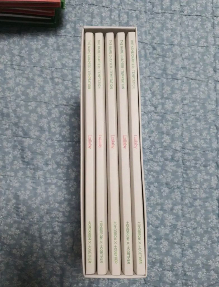 투바투 템테이션 앨범 풀세트 일괄 판매 (위버스특전, 포카 포함) 이미지