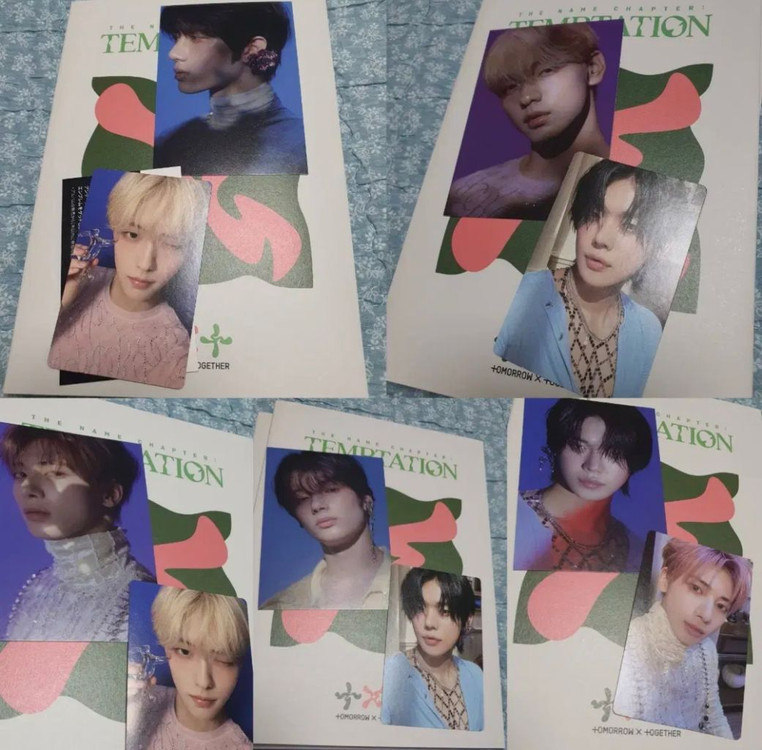 투바투 템테이션 앨범 풀세트 일괄 판매 (위버스특전, 포카 포함) 이미지