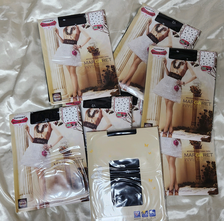 우성 마가렛 패턴 팬티스타킹 이미지