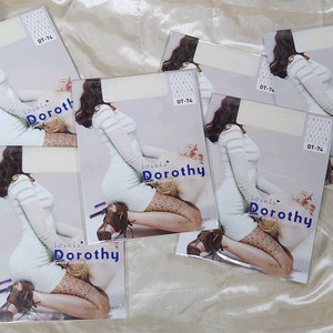 미센조이 Lovely Dorothy 패턴 팬티스타킹(아이보리) 이미지