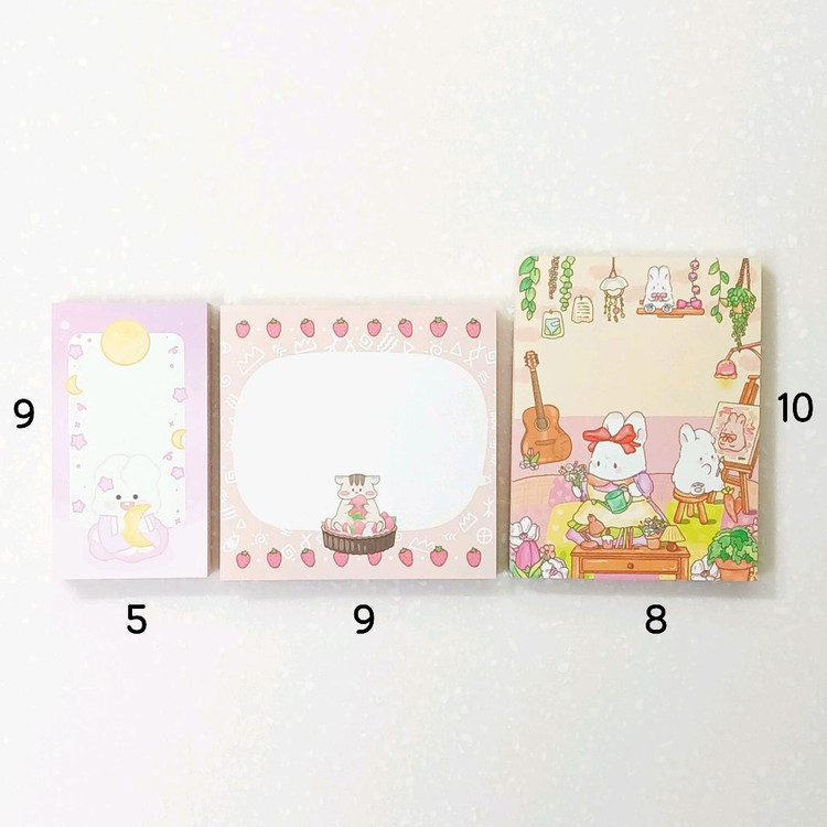 다꾸 귀여운 떡메모지 떡메 1권 100장 개별 또는 세트 포용 정리 처분_0194 이미지