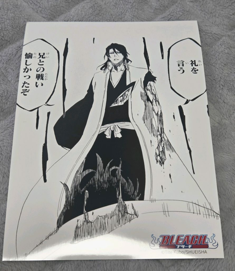 블리치 쿠치키 뱌쿠야 점프샵 브로마이드 이미지