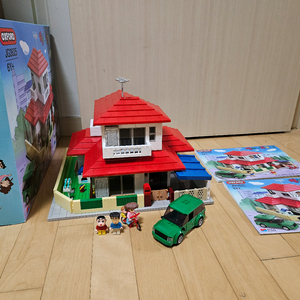 옥스포드 블록 JG3625 짱구는 못말려 짱구네 하우스 조립완성품 판매 이미지