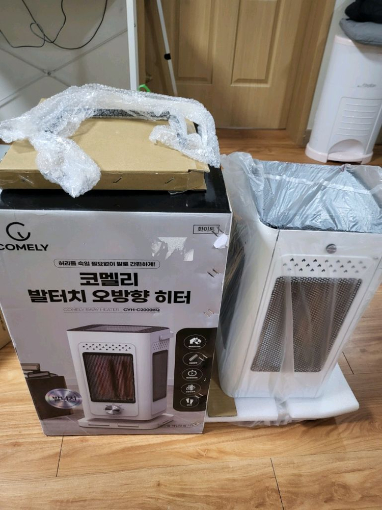 (새상품)코멜리 발터치 오방향 히터 CYH-C2000KQ 난로 이미지