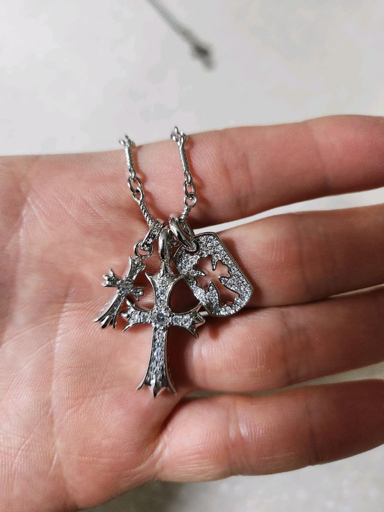 크롬하츠스타일 목걸이 이미지