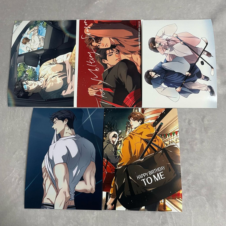 해빙곡선 프박 프린팅박스 6*8 size bl 비엘 웹툰 이미지