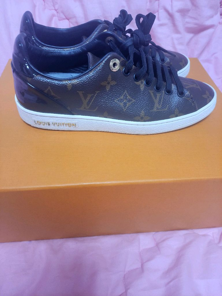 정품)급처명품세탁완료상태좋음!루이비통 프론트로우 모노그램 스니커즈 운동화 공홈가 150만원 이미지