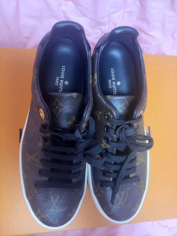 정품)급처명품세탁완료상태좋음!루이비통 프론트로우 모노그램 스니커즈 운동화 공홈가 150만원 이미지