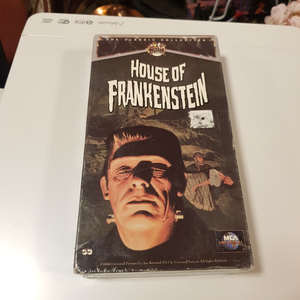 미개봉 고전영화 프랑켄슈타인의 집 비디오테이프 원어 이미지