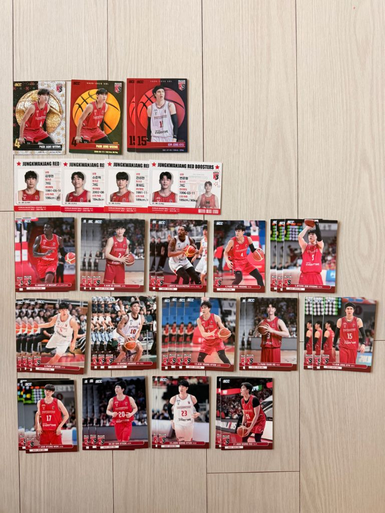 KBL 카드 (구단별 일괄 판매) / 올스타 카드 (2장 이상 거래) 이미지