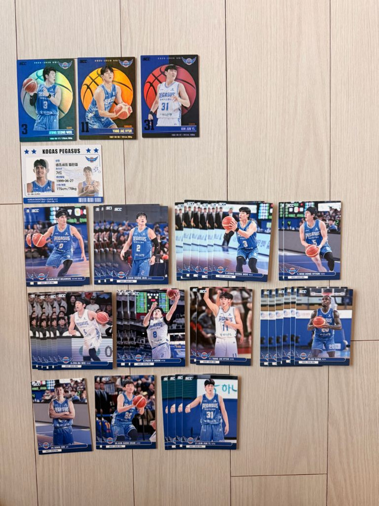KBL 카드 (구단별 일괄 판매) / 올스타 카드 (2장 이상 거래) 이미지