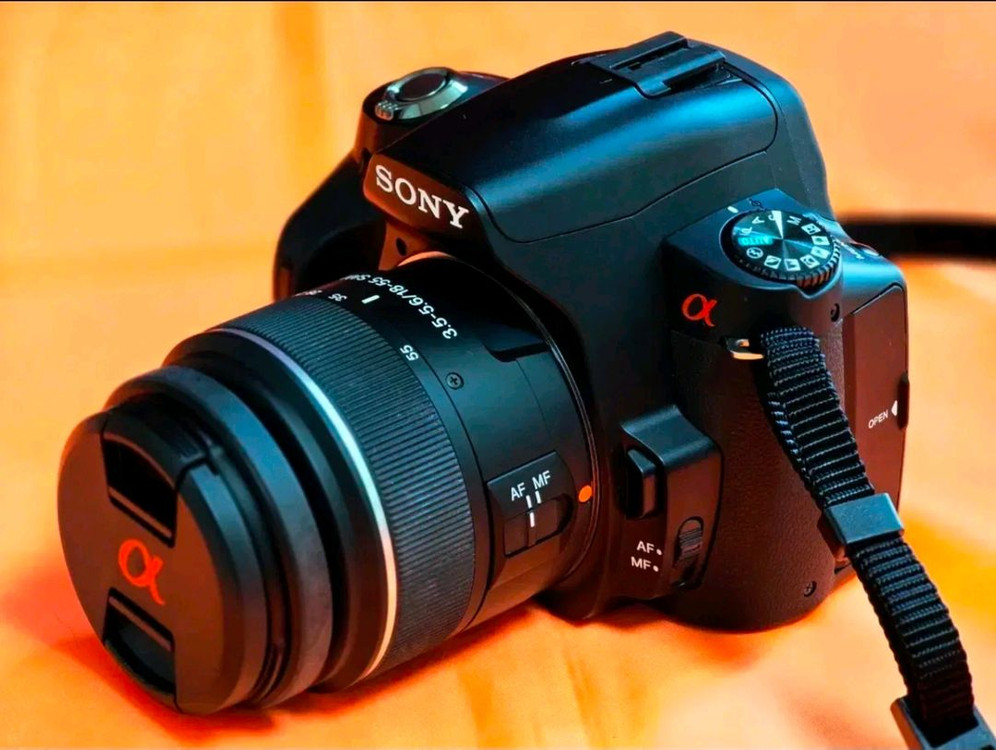 소니 Alpha a230 DSLR 카메라 풀세트 이미지