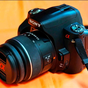 소니 Alpha a230 DSLR 카메라 풀세트 이미지