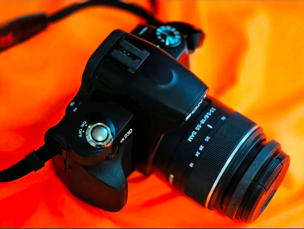 소니 Alpha a230 DSLR 카메라 풀세트 이미지