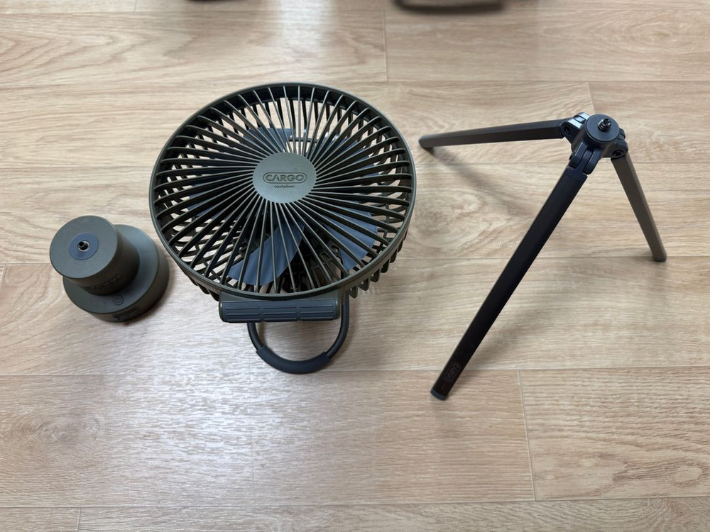 카고컨테이너 휴대용 선풍기 무선 회전 이미지